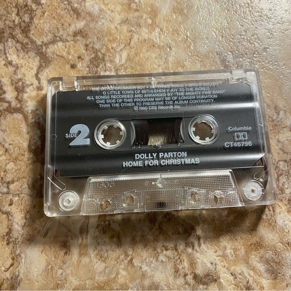 Home for Christmas by Dolly Parton (Cassette Tape, 1990 CBS Records) CT-46796 - Picture 3 of 4
